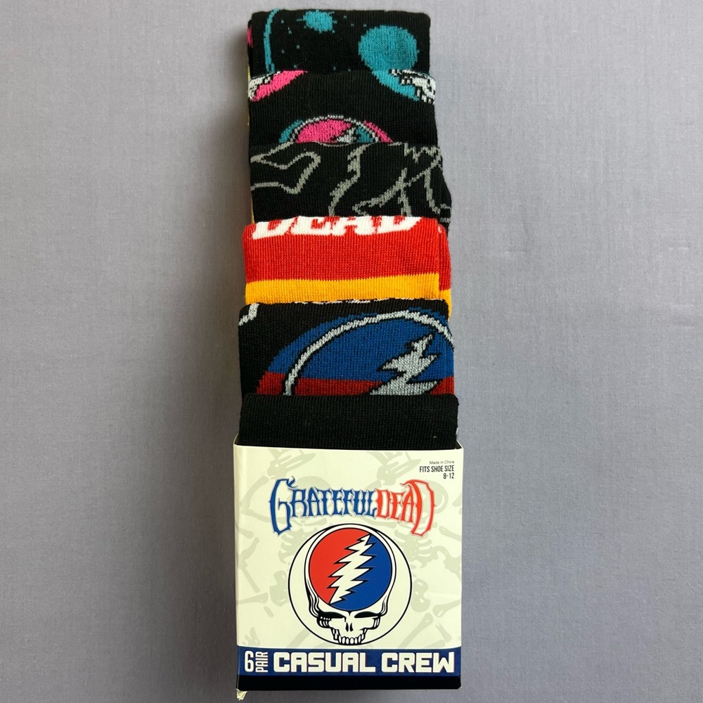 Grateful Dead Casual Crew Socks